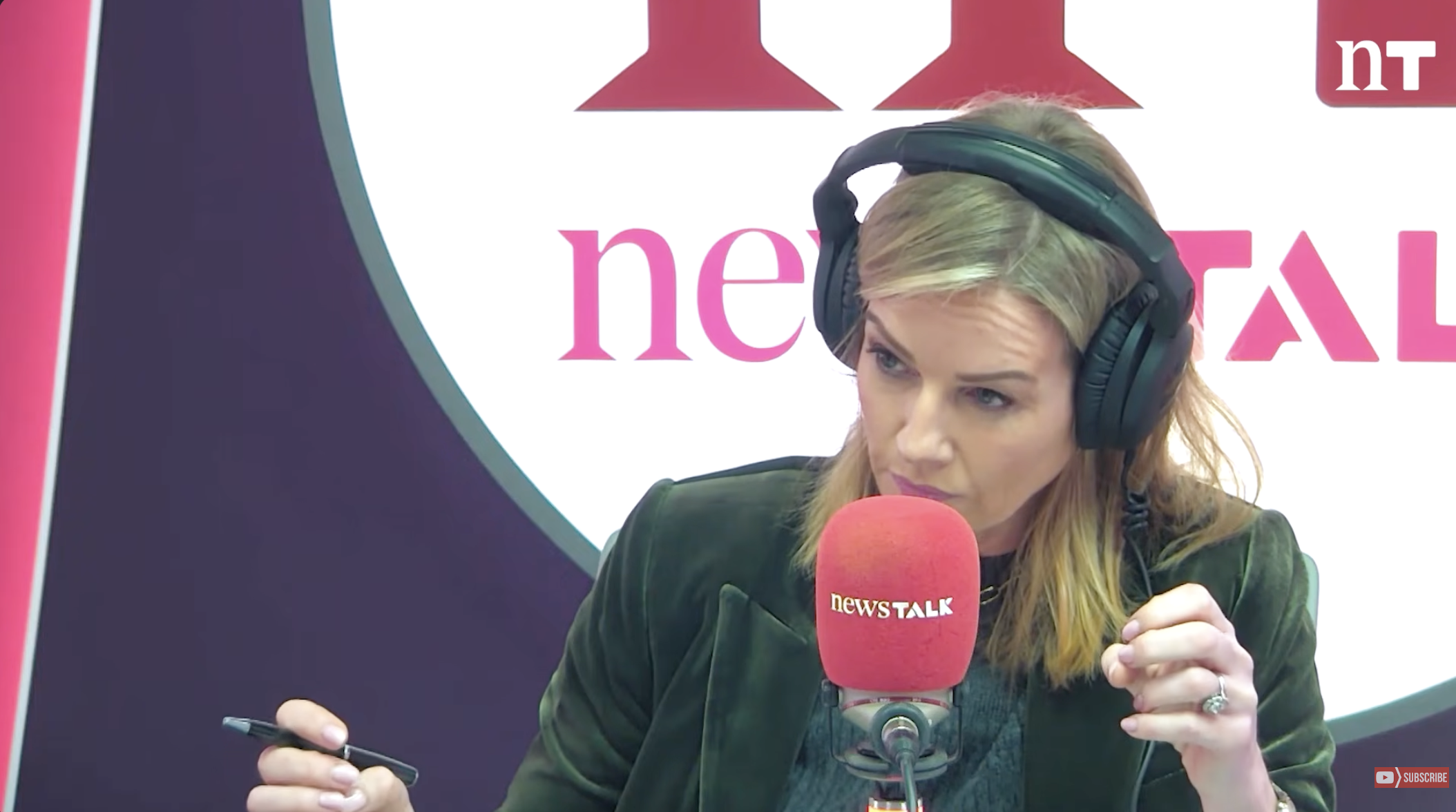 Claire Byrne listening